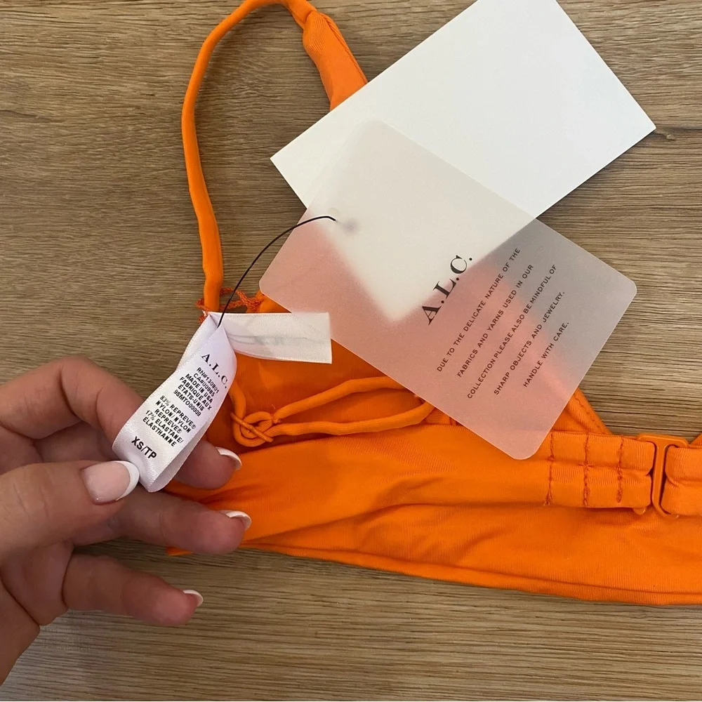 A.L.C. Cleo Scoop Bikini Top
